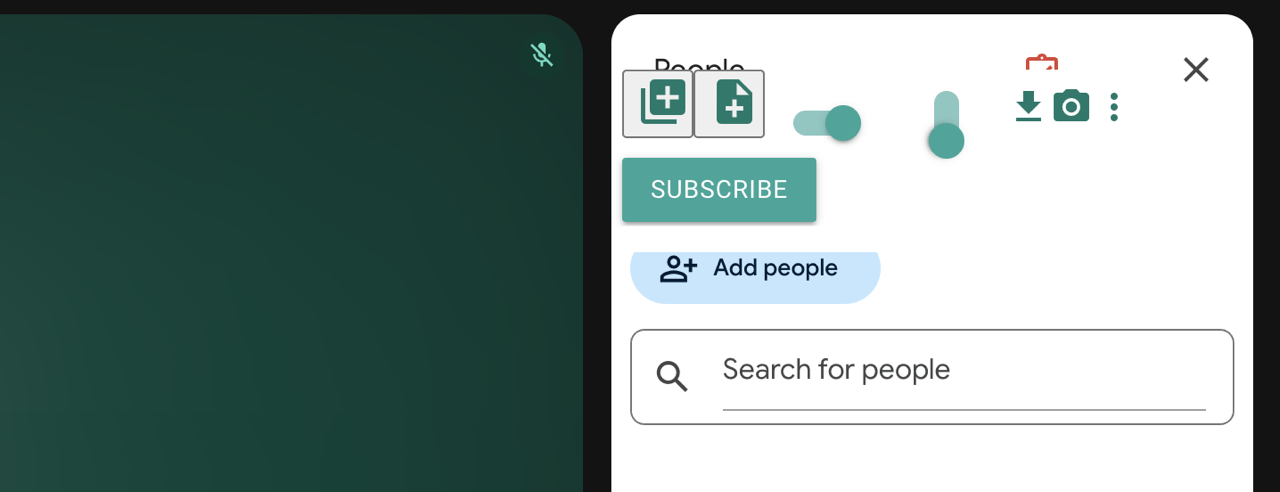 The extension window for Meet Attendance by Claycodes. It's a bit confusing. 