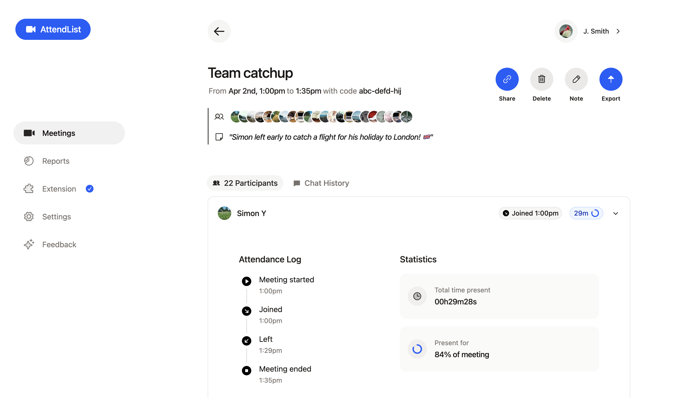 Launching AttendList, our Google Meet attendance tracker.